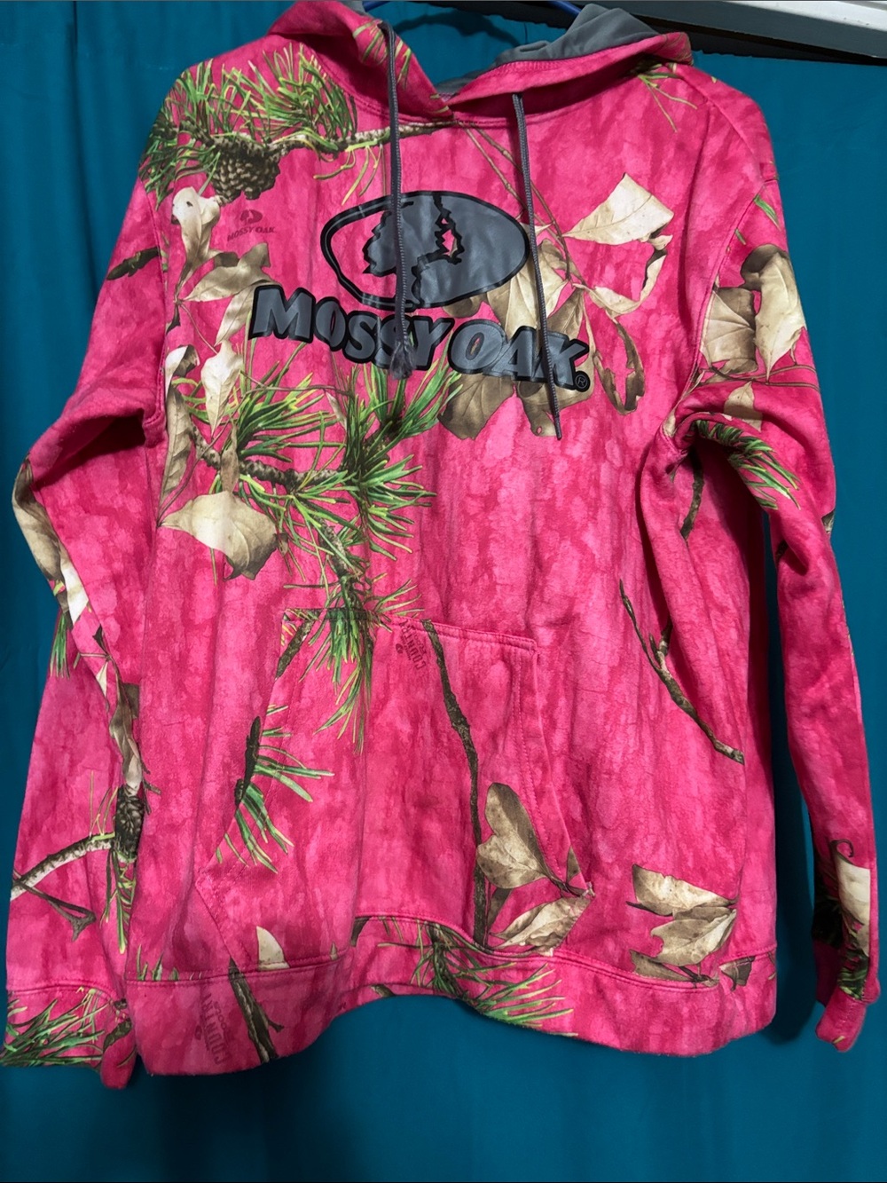Mossy Oak Pink Camo Pullover Hoodie for Kids